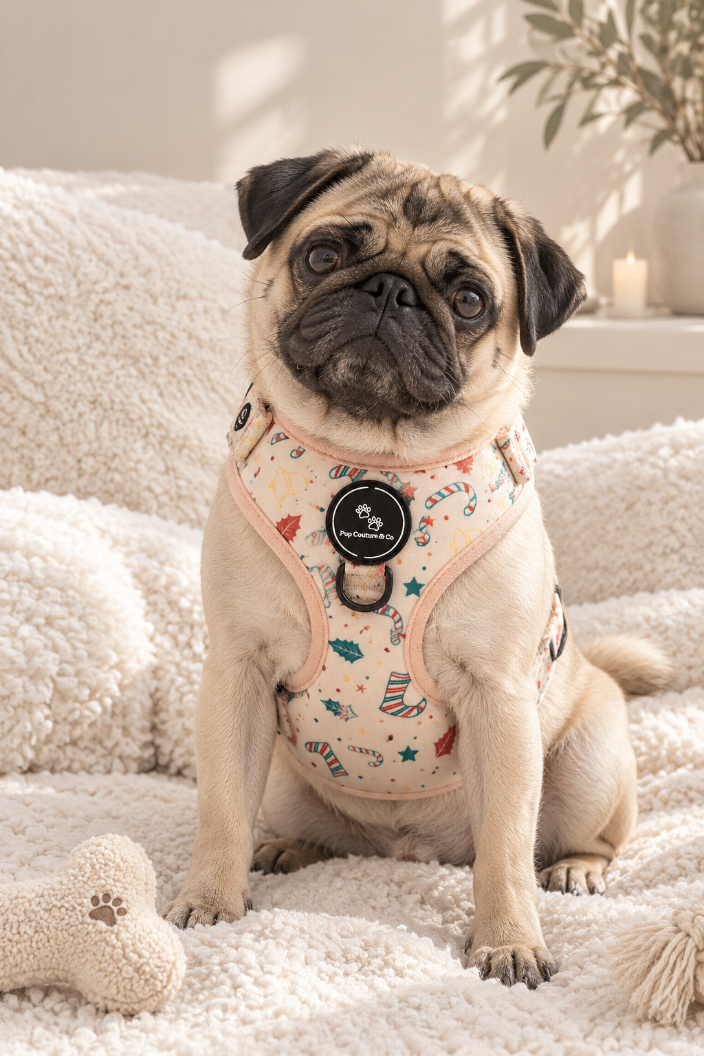 Festive, playful and full of holiday cheer. A sweet Christmas print made for magical walks and cosy celebrations.